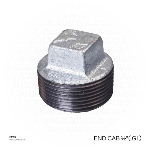 [pm13] End Cab ½"( GI )