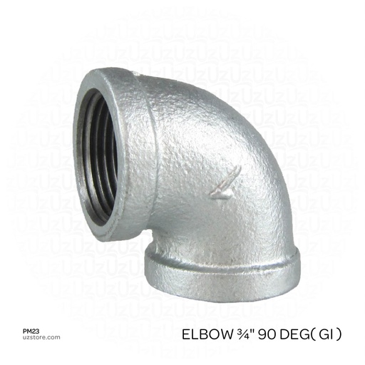 [pm23] Elbow ¾" 90 Deg( GI )