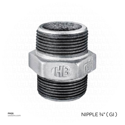 [pm26] Nipple ¾" ( GI )