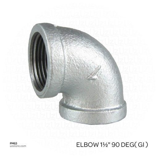 [pm63] Elbow 1½" 90 Deg( GI )