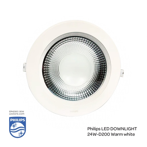 [EPH230C-30D] PHILIPS LED Down Light DN036B-24-865-30W-D200 , 6500K Cool DayLight 
