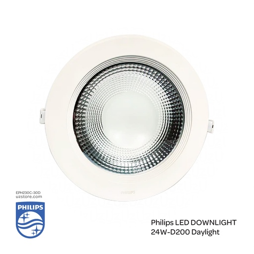 [EPH230C-30W] PHILIPS LED Down Light DN036B-24-830-30W-D200 , 3000K Warm White 