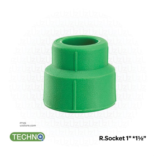 [PT129] Reducer Socket 1" *1½" ( Techno )