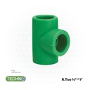 [PT159] Reducer Tee 1" *1½" ( Techno )