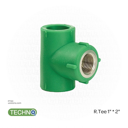[PT160] Reducer Tee 1" * 2" ( Techno )
