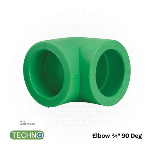 [PT23] Elbow ¾" 90 Deg( Techno )