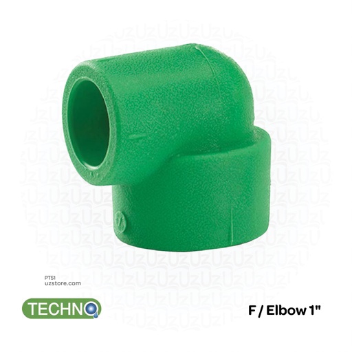 [PT51] Female Elbow 1"( Techno )