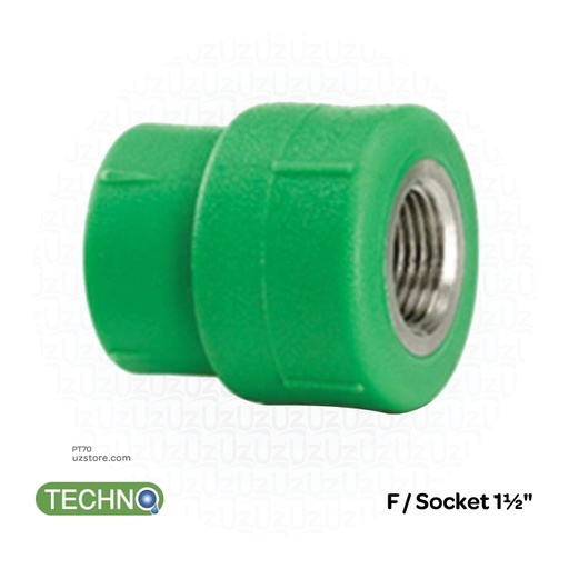 [PT70] Female Socket 1½" ( Techno )