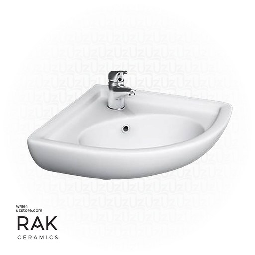 [WR164] RAK Ceramic Compact Corner Wash Basin 44CM CO2601AWHA