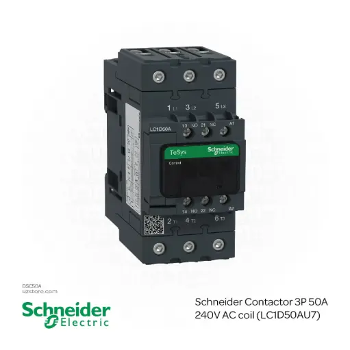 [DSC50A] TeSys Schneider Contactor 3P 50A 240V AC coil
