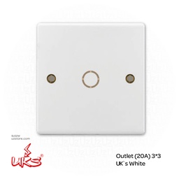 [SU32W] Outlet (20A) 3*3 UK`s White