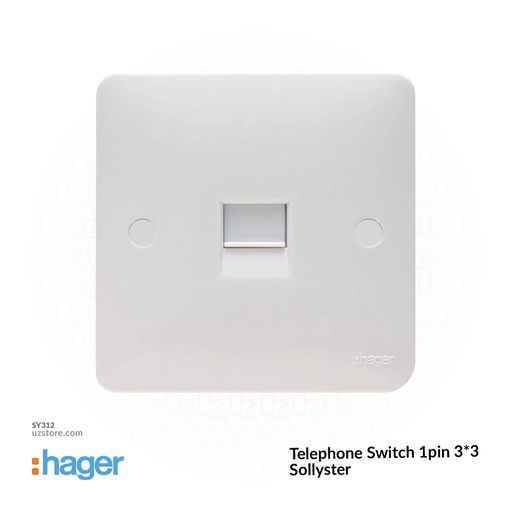 [SY312] Telephone Switch 1pin 3*3 Hager(Sollyster)