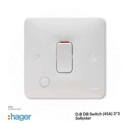 [SY34] D.B DB Switch (45A) 3*3 Hager(Sollyster)
