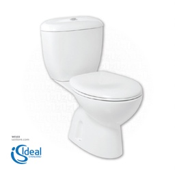 [Wi103] Ideal Standard-Adria / Sophia WC "S" Trap - White [G0802] With White Cistern with Dual Fitting [G0834] & White Seat Cover [G7731]
