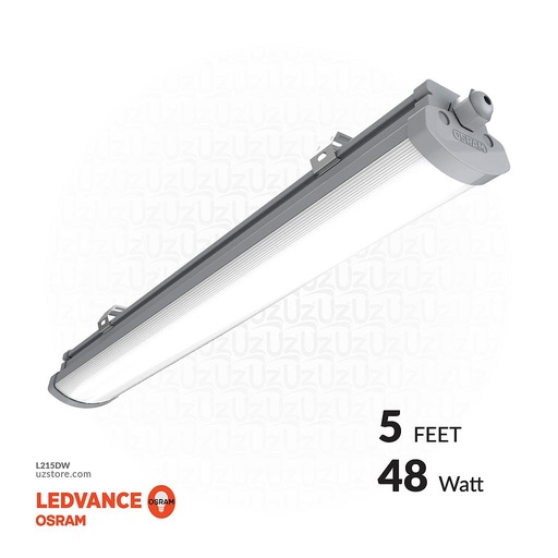 [L215DW] OSRAM ECOFITZ LED WP 5FEET DOUBLE 48W 5700K 9X1 IP65 30000HRS 