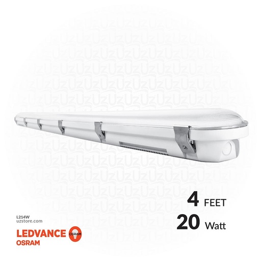 [L214WD] OSRAM DAMPPROOF PRO LED 4FEET SINGLE 20W 6500K 8X1 2000LM 30000HRS IP65