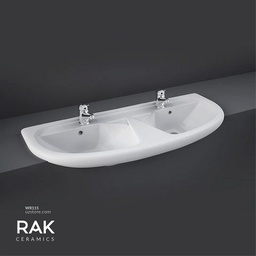 [WR115] RAK- Clara Semi Counter (Double Bowl) 1050x465mm