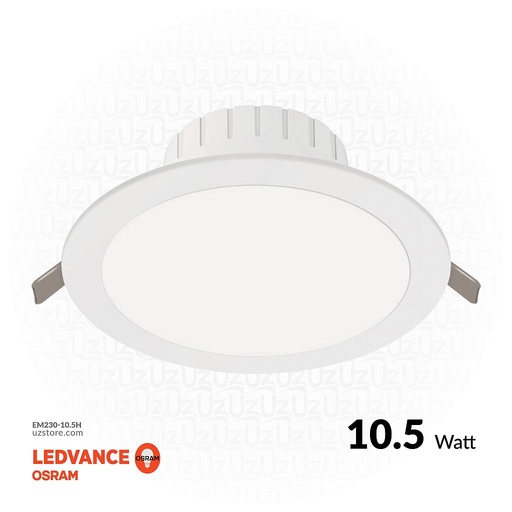 [EM230-10.5H] OSRAM LED VALUE DOWN LIGHT 6'' 10.5W 4000K 220-240V10X1 950LM