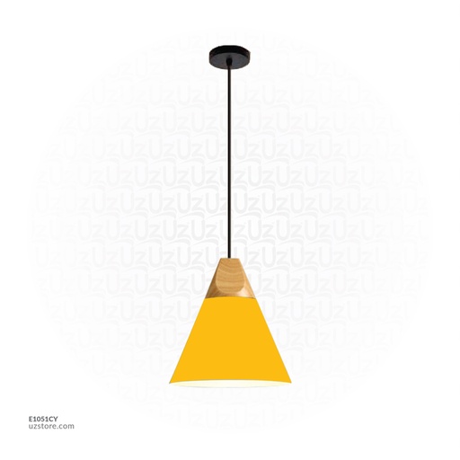 [E1051CY] Pendant Light 7745/C YELLOW