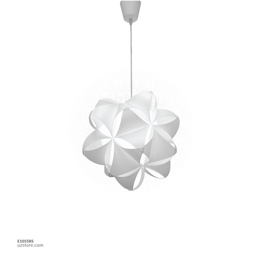 [E1055RS] White Pendant Light 96111S