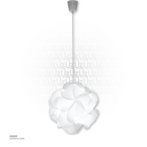 [E1055F] White Pendant Light OP-9809