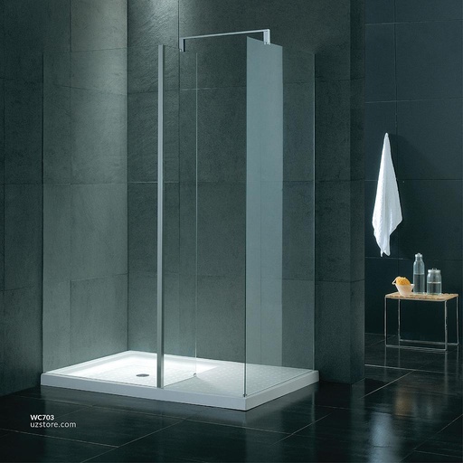 [WC703] غرفة استحمام  زجاجية مع الحوض JQ304