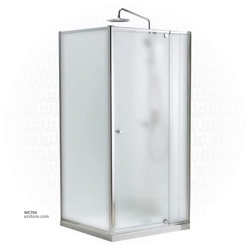 [WC704] غرفة استحمام  زجاجية مع الحوض JP002A