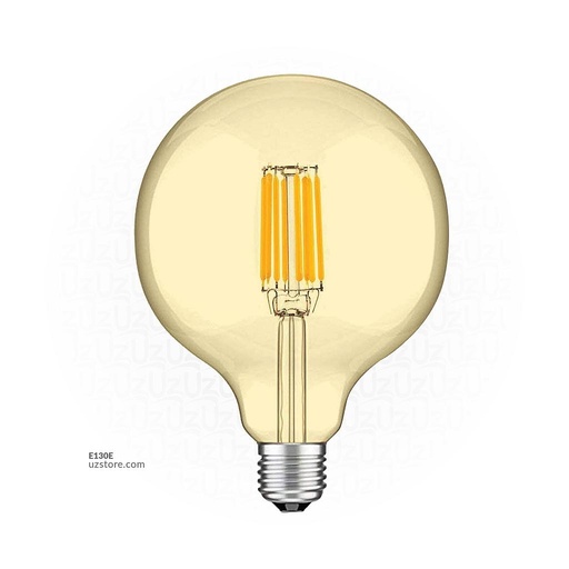 [E130E] Clear LED Filamenttal lamp G95-8 Wires-WW