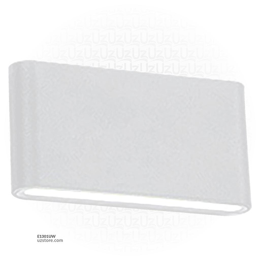 [E1301UW] مصباح جدار خارجي LED أبيض AC-44/L