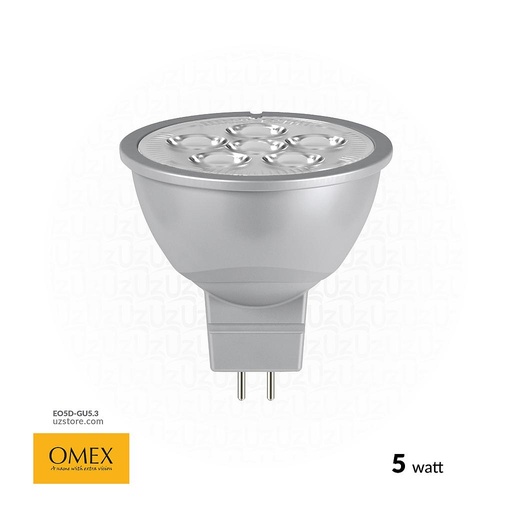 [EO5D-GU5.3] OMEX LED Spot lamp 5w WW GU5.3 MR16
