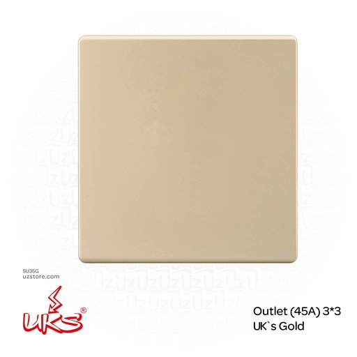 [SU35G] Outlet (45A) 3*3 UK`s Gold