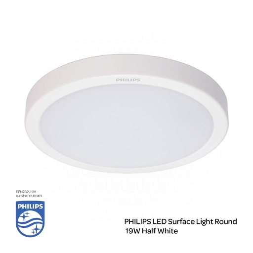 [EPH232-19H] PHILIPS LED Surface Light Round DN027C G3 LED20/NW D225 19W , 4000K Cool White/ Natural White 929002676838