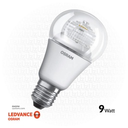 [EMG9W] Osram Lamb 9W, E27, CLEAR CLAS A LED GLS, 2700K, CLEAR, DIMMABLE (Made in Germany)