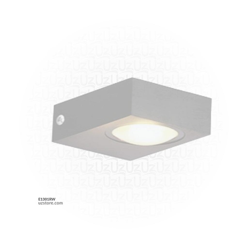 [E1301RW] مصباح جدار خارجي أبيض 3 واط