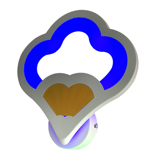 [E1061BYB] LED Wall Light  9804-2700K+BLUE