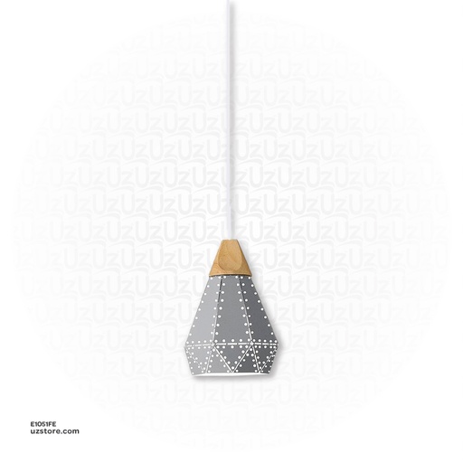 [E1051FE] Pendant Light 7427/1 GREY
