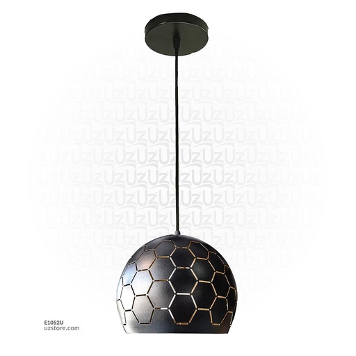 [E1052AB] Black Pendant Light 5001/1 300*280