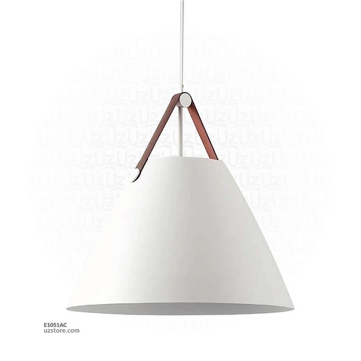 [E1051AC] Pendant Light 7488/1 WHITE