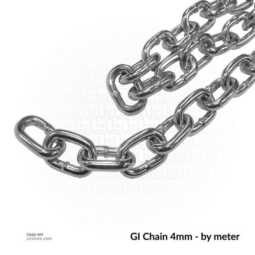 [C666-4M] GI Chain 4mm --by meter