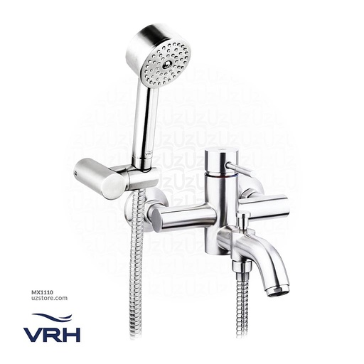 [MX1110] VRH - Wall Single Control Mixer Bath focut with head HFVSP-4121A3 Marathon SUS304