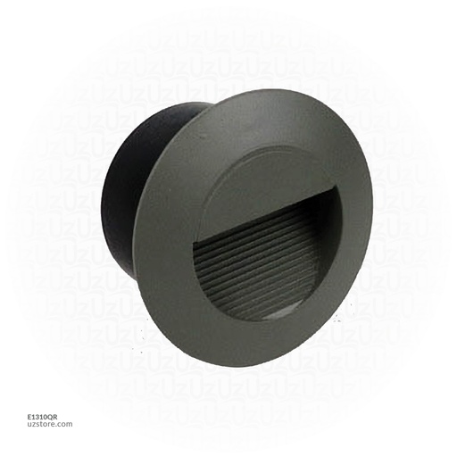 [E1310QR] LED Outdoor Wall LIGHT JKD690Y 3W WW DARK GREY