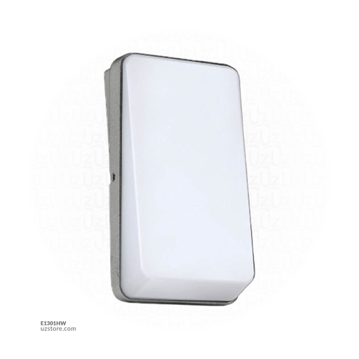 [E1301HW] LED Outdoor Wall LIGHT AB-128 WW SILVER