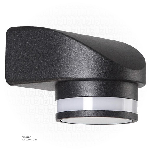 [E1301BB] LED Outdoor Wall LIGHT AB-89 WW BLACK