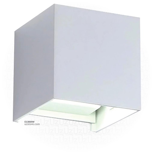 [E1300IW] مصباح جدار خارجي W37 أبيض