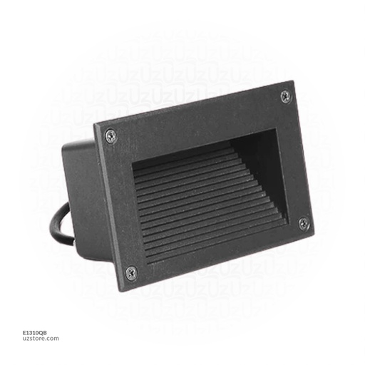 [E1310QB] LED Outdoor Step LIGHT Q01-3W WW BLACK