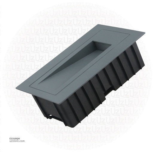 [E1310QH] LED Outdoor Step LIGHT Q04 (BIG)-5W WW DARK GREY
