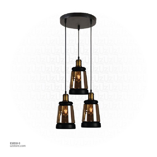 [E1053J-3] TRIBLE HANGING LIGHT 9489-3