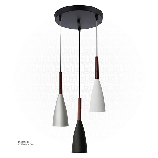 [E1052B-3] Triple Pendant Light 6500/3