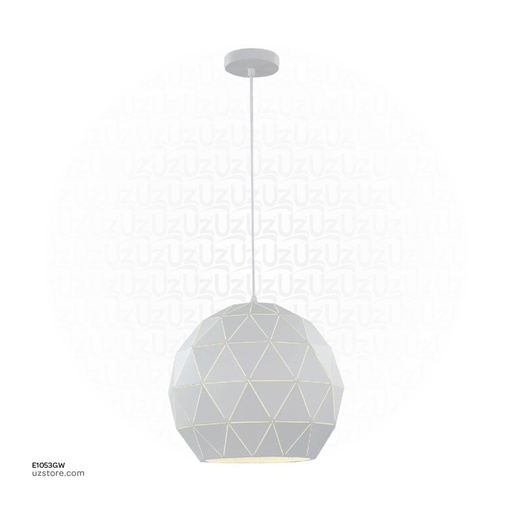 [E1053GW] Pendant Light 7001/1 White 200*250