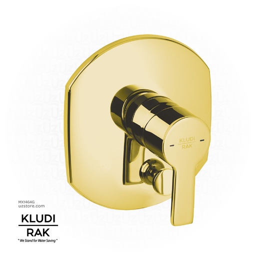[MX1464G] KLUDI RAK PASSION concealed single lever bath and shower mixer, trim set RAK13075.GD1 Gold